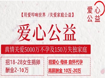 昂昂溪捐卵助孕生子 爱心志愿者招募